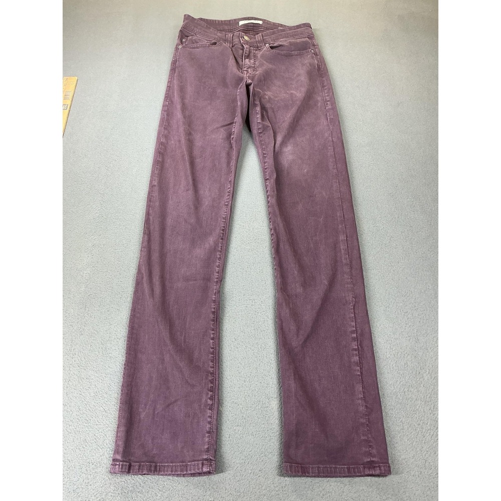 FIDELITY DENIM Jeans Mens 30x34 Purple Flared Slim Stretch Belmont Jimmy USA